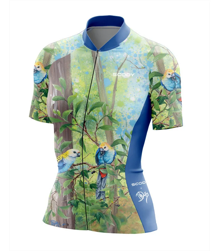 Choose Sleeve Performance Cycle Jersey - Pale Headed Rosella, Women