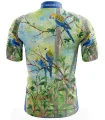 Cycle jersey with pale-headed rosellas on a Corky passion vine | Cycling Gear