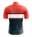 Cycle Jersey with Oarnge upper body and Dark Green lower body, with band of white across chest | Cycling Gear |cycle Jersey