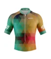 Men's multi coloured sleeved Triathlon Top w UPF50+ for sale at Scody Australia. Flexible payment options| Triathlon Suits
