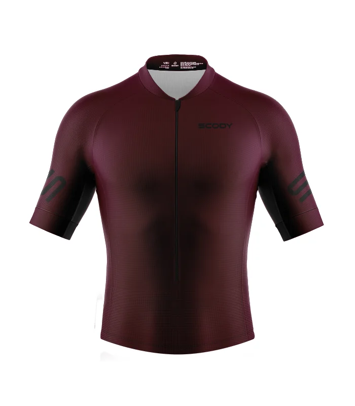 Men's Shiraz sleeved Triathlon Top w UPF50+ for sale at Scody Australia. Flexible payment options| Triathlon Suits