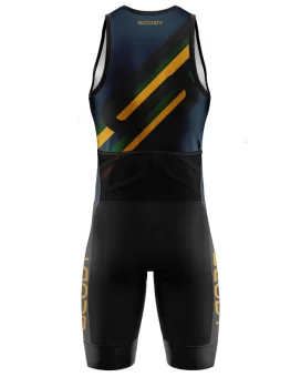 Perform Triathlon Suit, Front Zip, Self Titled Navy