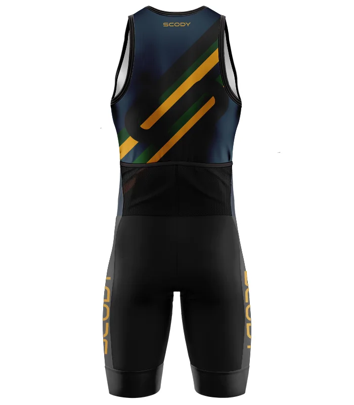 Perform Triathlon Suit, Front Zip, Self Titled Navy