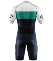 Men's White and Aqua Aerodynamic triathlon suit for sale at Scody Australia. Flexible payment options available.| Triathlon Gear