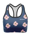 Flower Crop Top, Racer Back - Women | Active Wear