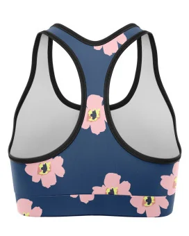 Crop Top, Racer Back - Flower