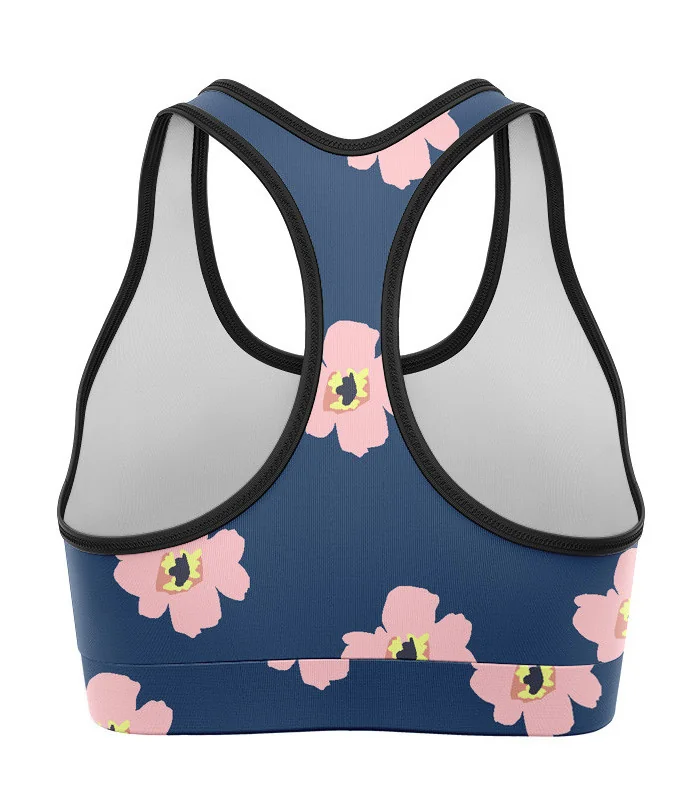 Crop Top, Racer Back - Flower