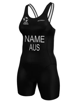 Pure Black World Triathlon Compliant Elite Open Back Triathlon Suit | Triathlon Gear