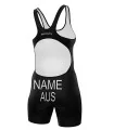 Pure Black World Triathlon Compliant Elite Open Back Triathlon Suit | Triathlon Gear