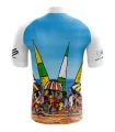 Cycle Jersey with design based on original art work entitled Beach Party by David Hart