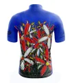 Cycle Jersey with design based on original art work Tangled Flowers by David Hart