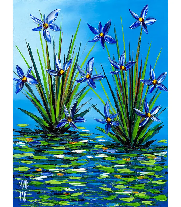 Original art work Reflection  by David Hart | Cycling Gear