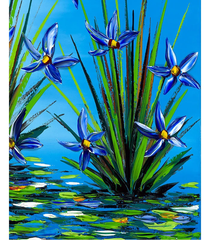 Close up of Original art work Reflection  by David Hart | Cycling Gear