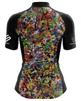 Cycle Jersey with design based on original art work 8 Black Dogs by David Hart | Cycling Gear