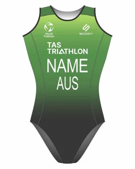 AusTriathlon TAS State Women's Elite Triathlon Swimsuit