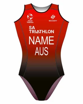 AusTriathlon SA State Women's Elite Triathlon Swimsuit | Triathlon Gear