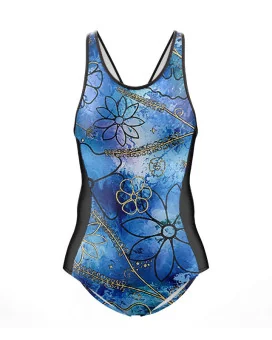 Women's Floral Cluster triathlon swimsuit for sale at Scody Australia. Flexible payment options| Triathlon Suits