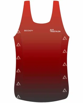 AusTriathlon SA State Team Ultra Light Weight Run Singlet, Women