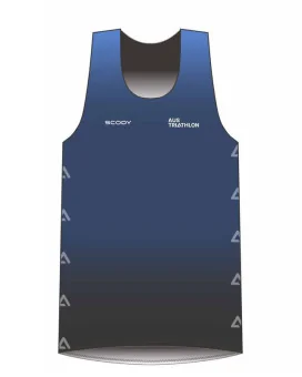 AusTriathlon VIC State Team Ultra Light Weight Run Singlet, Men