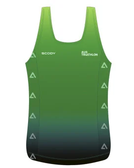 AusTriathlon TAS State Team Ultra Light Weight Run Singlet, Women