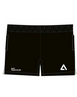 AusTriathlon State Teams Run Shorts, Mid Length, Side Pockets, Men