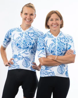 Holistic Blue Rose Optimise Cycle Jersey - Women