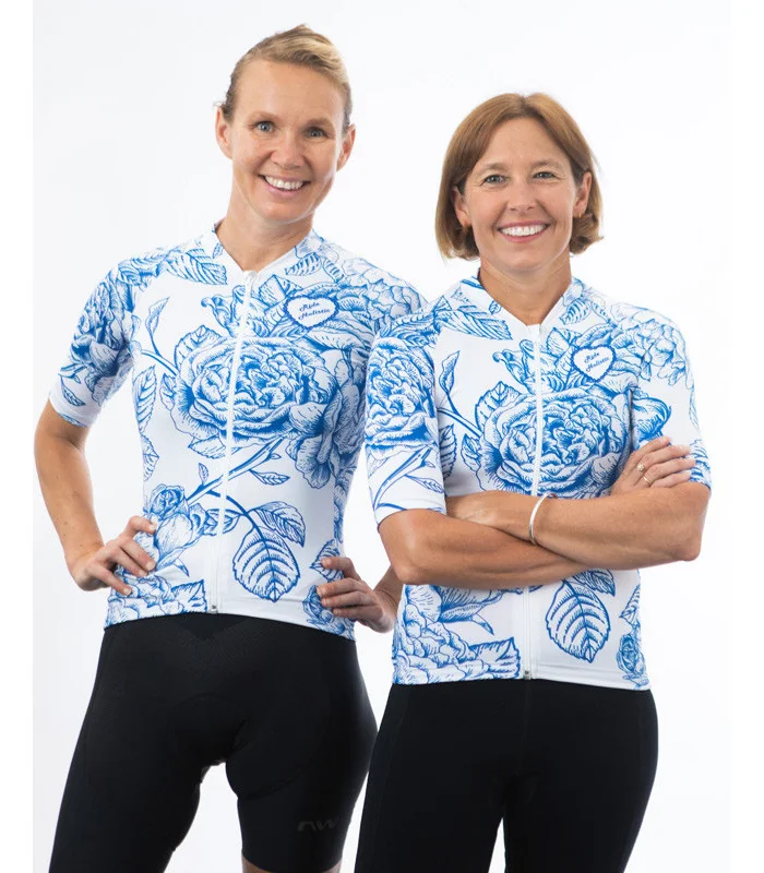 Holistic Blue Rose Optimise Cycle Jersey - Women