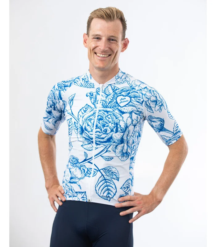 Holistic Blue Rose Optimise Cycle Jersey - Men