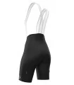 Optimise Cycle Bib Shorts, Pure Black -Women, Silicone Gripper, Low Profile Straps | Made in Australia