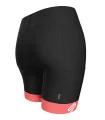 Black Women's Cycle Shorts with watermelon cuffs | Scody Made in Australia