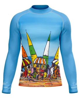 David Hart  Beach PartyUnisex Surf Rashie, UPF50+ | Beach Wear