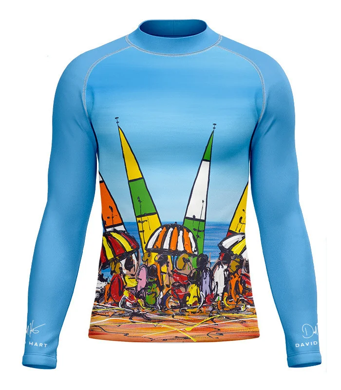 David Hart  Beach PartyUnisex Surf Rashie, UPF50+ | Beach Wear