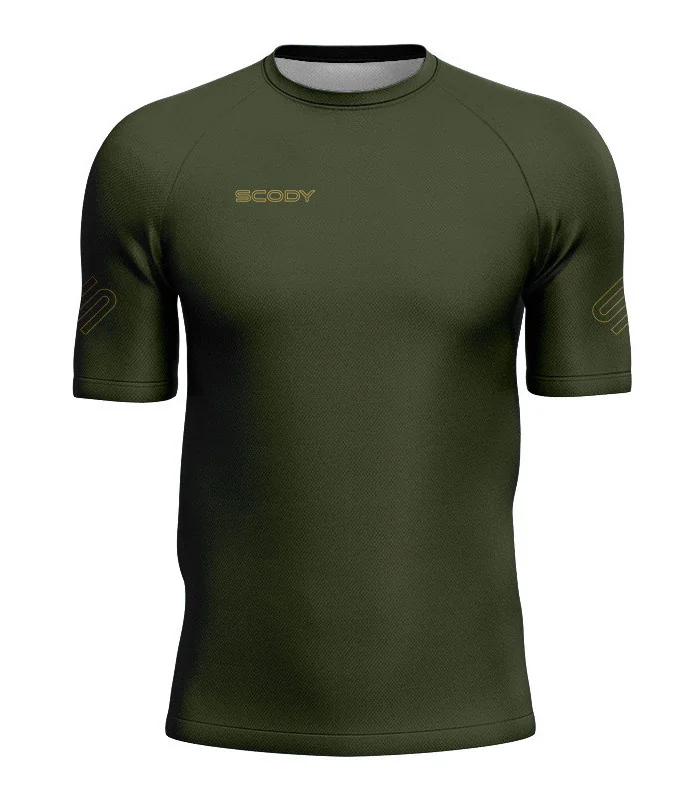 Staple Olive Mountain Bike Shirt with zip pocket - Men | Mountain Biking | Commuter