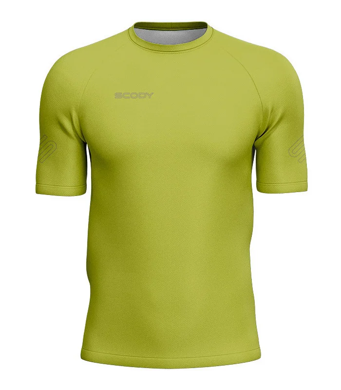 Staple Lime Mountain Bike Shirt with zip pocket - Men | Mountain Biking | Commuter