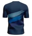 Navy/ Blue Shredded Mountain Bike Shirt with zip pocket - Men | Mountain Biking | Commuter