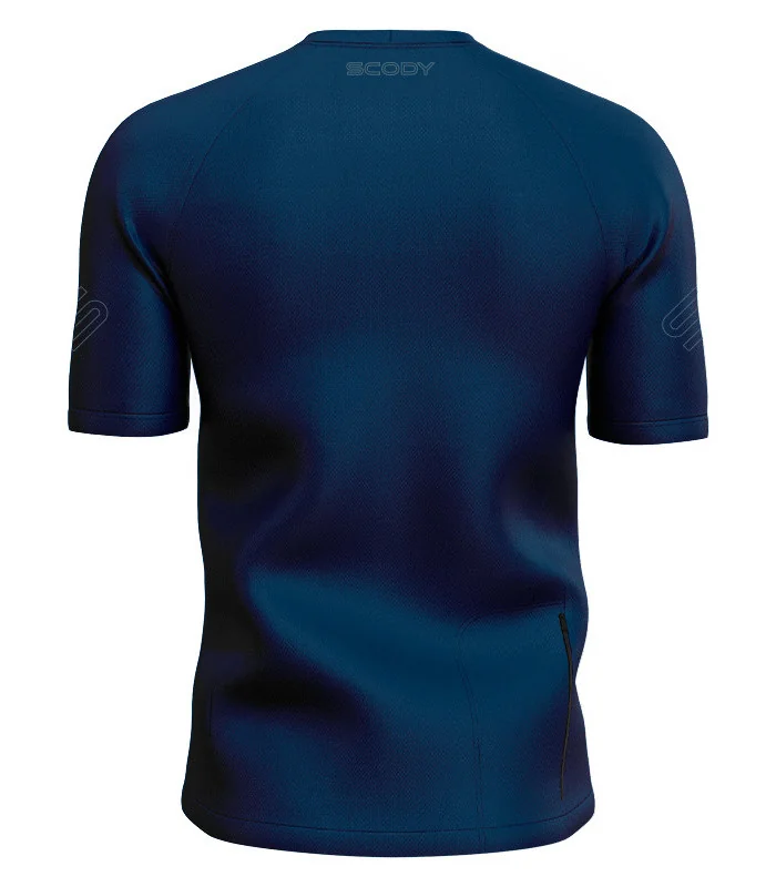 Staple Navy Mountain Bike Shirt with zip pocket - Men | Mountain Biking | Commuter
