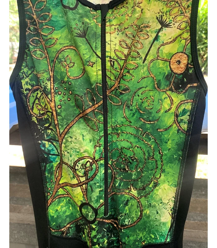 Optimised A.I.R Triathlon Suit, 3/4 zip - Floral Cluster