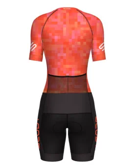 Women's Square Up Spritz Sleeved Aero triathlon suit for sale at Scody Australia. Flexible payment options available