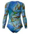 Kristy Ann Duffy Joy of Flight Sleeved Swimsuit, UPF50+ | Beach Wear