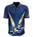 Men’s Sailing Boat Short Sleeve Shirt – David Hart
