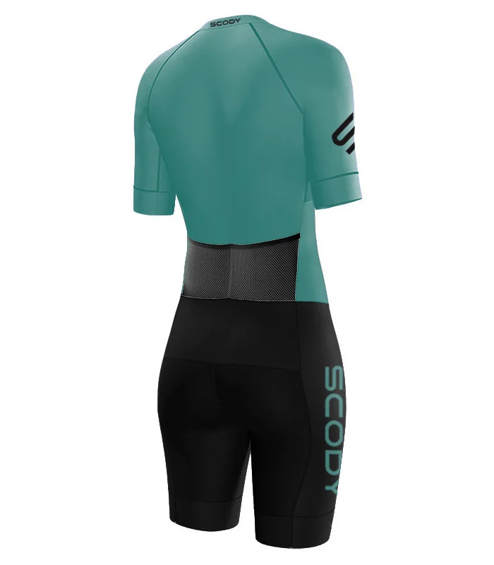 Performance Sleeved Triathlon Suit, UPF50 - Staple Colours