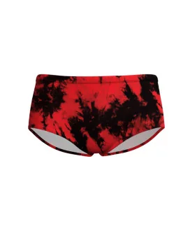 Swim Trunks, Tie Dyed Red, Men