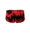Swim Trunks, Tie Dyed Red, Men