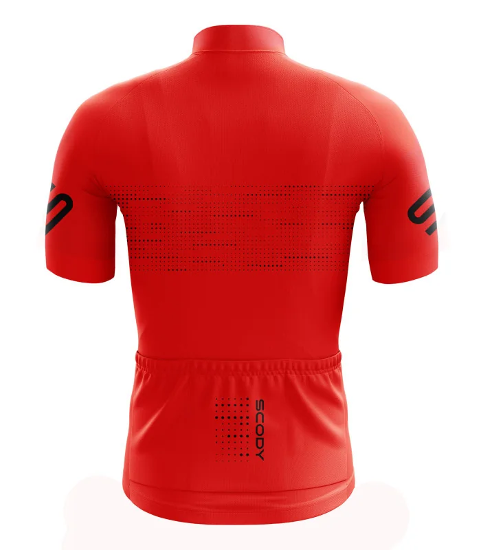Performance Cycle Jersey Men - Staple Intense Red | Made in Australia
