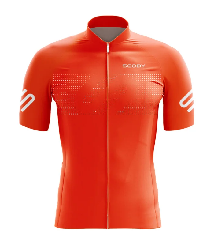 Performance Cycle Jersey Men - Staple Juicy Orange | Made in Australia