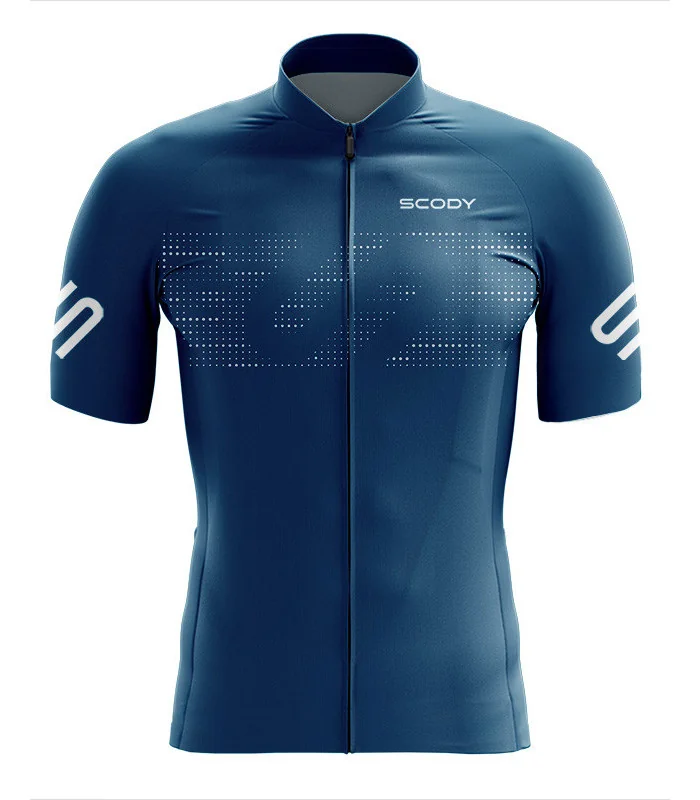 Performance Cycle Jersey Men - Staple Alpine Blue | Made in Australia