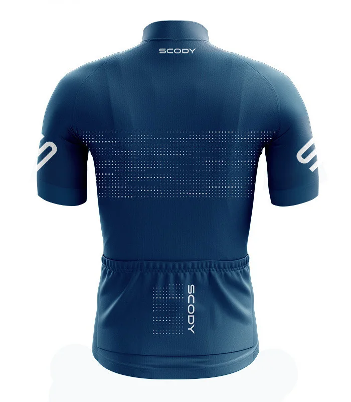 Performance Cycle Jersey Men - Staple Alpine Blue | Made in Australia