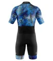 Men's Floral Cluster (Blue) optimised triathlon suit for sale at Scody Australia. Flexible payment options| Triathlon Suits