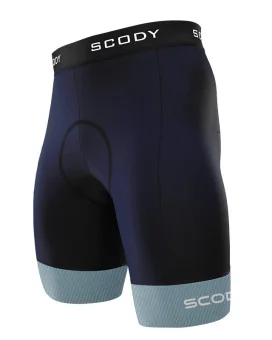 Navy Cycle Shorts with Quilted Cuffs | made in Australia