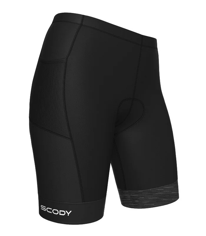 Staple Black Triathlon Shorts with mesh pockets - Women | Triathlon Gear